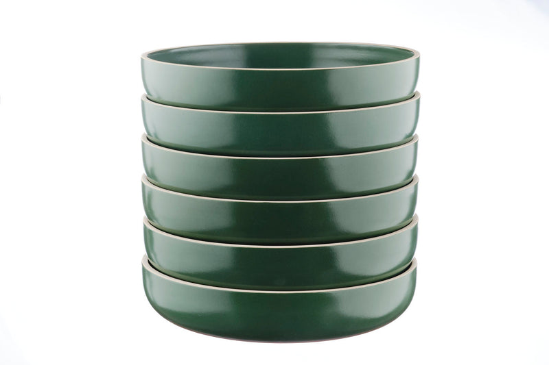 Assiette creuse ORIGIN Ø22cm - 6 pièces - Sapin
