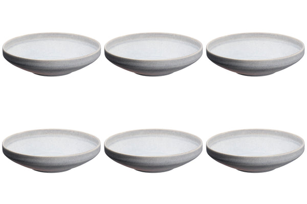 Assiette creuse Ø20cm - 6 pièces - Gris lune