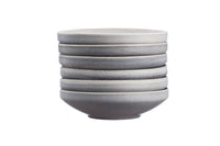Assiette creuse STONE Ø20cm - 6 pièces - Gris lune