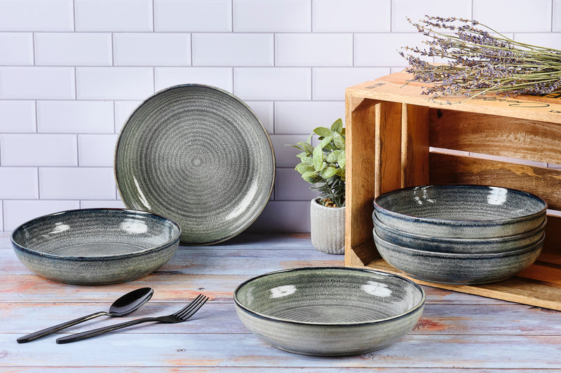 Assiette creuse ZEN Ø22,5cm - 6 pièces - Natural