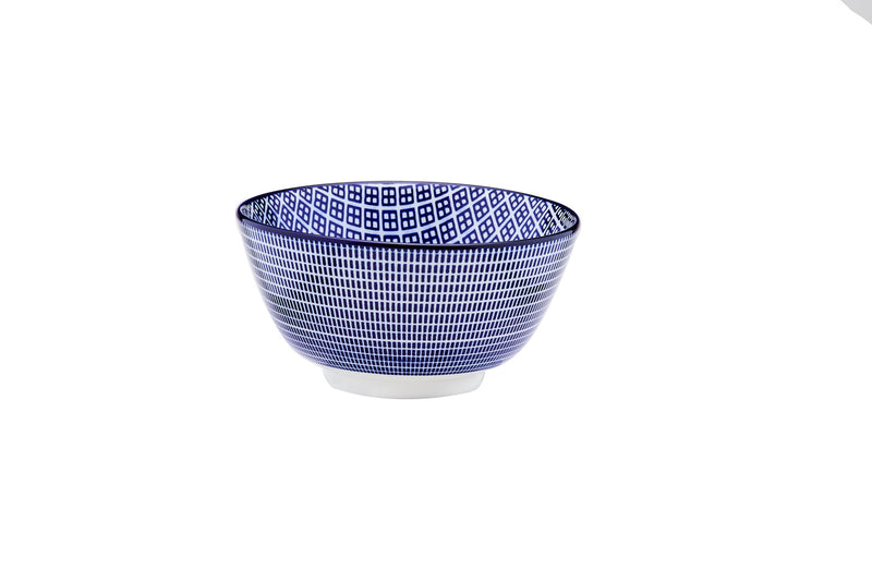 Bol PATTERN Ø12cm - 6 pièces - Dark blue