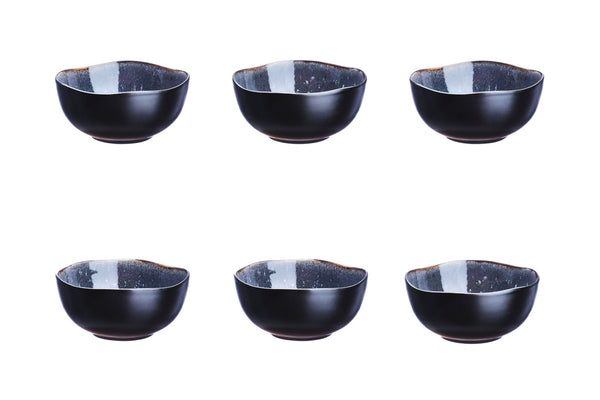 Bol IRIS Ø12cm - 6 pièces - Bleu nuit