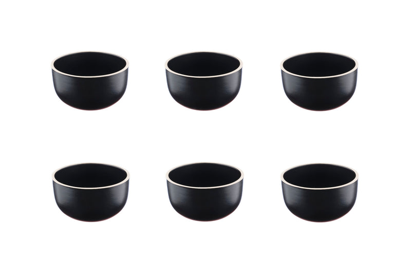 Bol ORIGIN Ø9cm - 6 pièces - Charbon