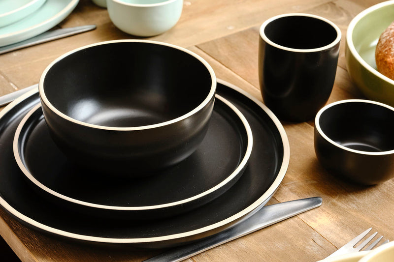Bol ORIGIN Ø9cm - 6 pièces - Charbon