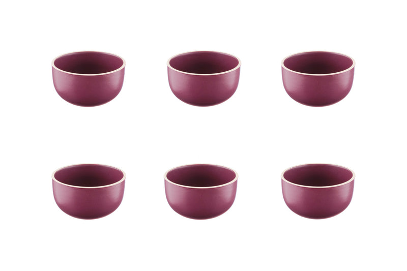 Bol ORIGIN Ø9cm - 6 pièces - Prune
