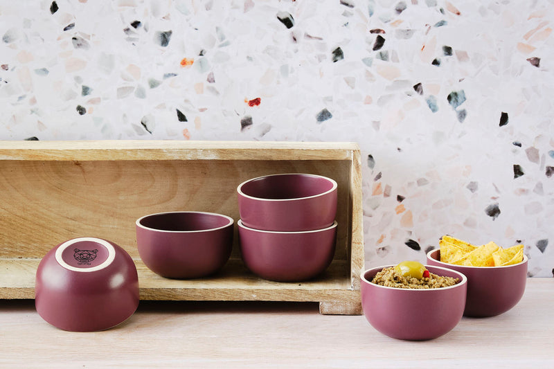 Bol ORIGIN Ø9cm - 6 pièces - Prune
