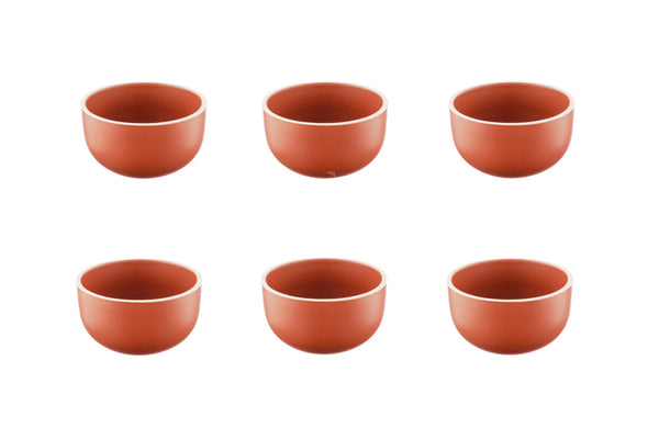 Bol ORIGIN Ø9cm - 6 pièces - Terracotta