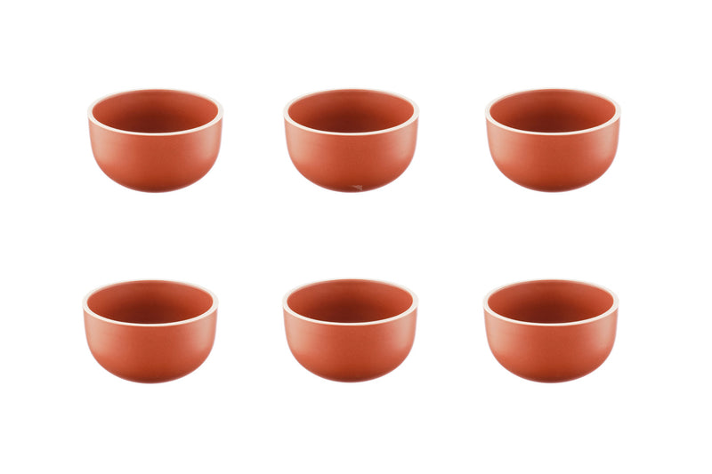 Bol ORIGIN Ø9cm - 6 pièces - Terracotta