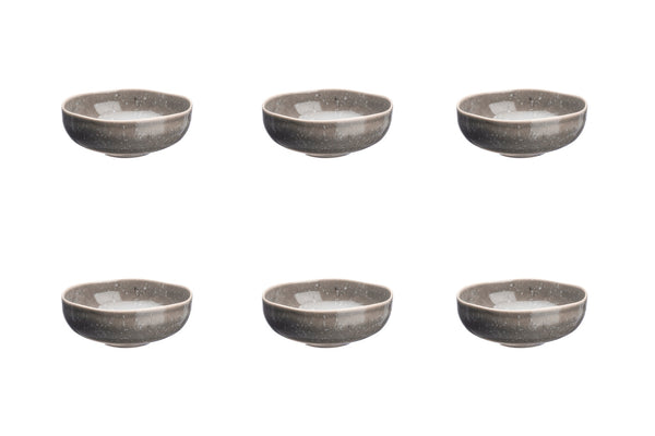 Bol STELLAR Ø11,5cm - 6 pièces - Gris béton