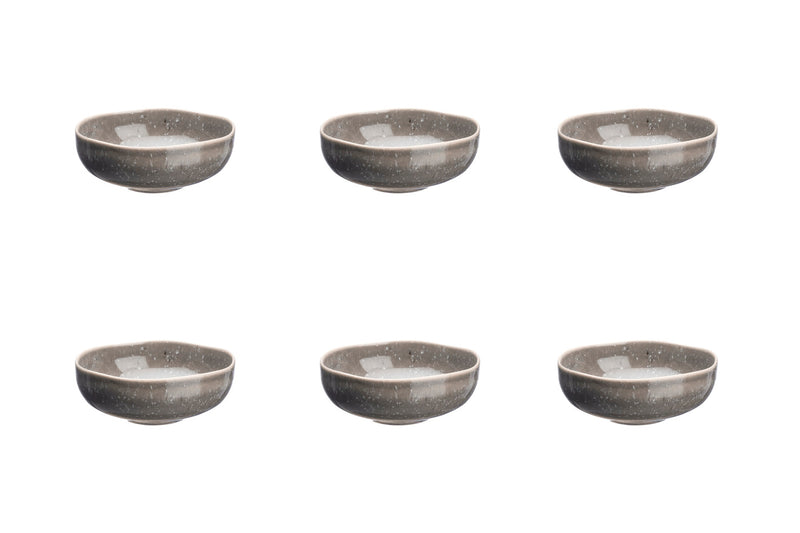 Bol STELLAR Ø11,5cm - 6 pièces - Gris béton