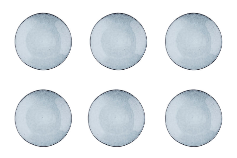 Assiette CLOUD Ø21,5cm - 6 pièces - Gris orage