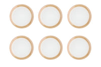 Assiette COSMOS Ø21,5cm - 6 pièces - Crème