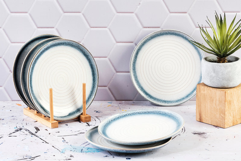 Assiette COSMOS Ø21,5cm - 6 pièces - Azur