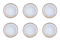 Assiette IRIS Ø21,5cm - 6 pièces - Blanc ivoire