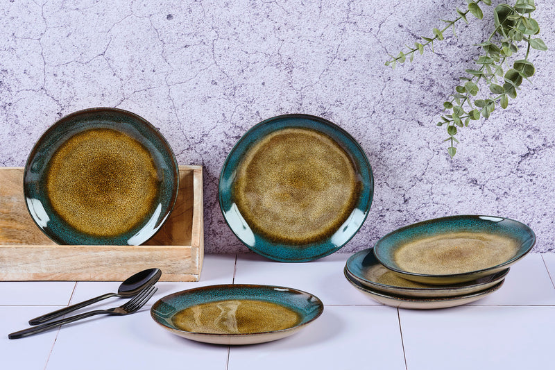 Assiette ISLAND Ø20,5cm - 6 pièces - Terre et mer