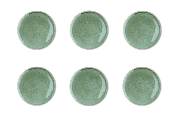 Assiette MAGMA Ø20cm - 6 pièces - Menthe
