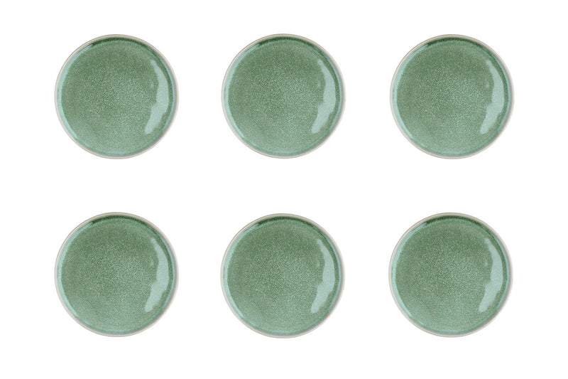 Assiette MAGMA Ø20cm - 6 pièces - Menthe
