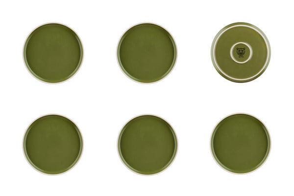 Assiette ORIGIN Ø20,5cm - 6 pièces - Argile