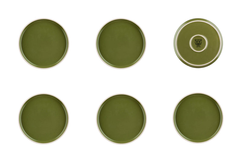 Assiette ORIGIN Ø20,5cm - 6 pièces - Argile