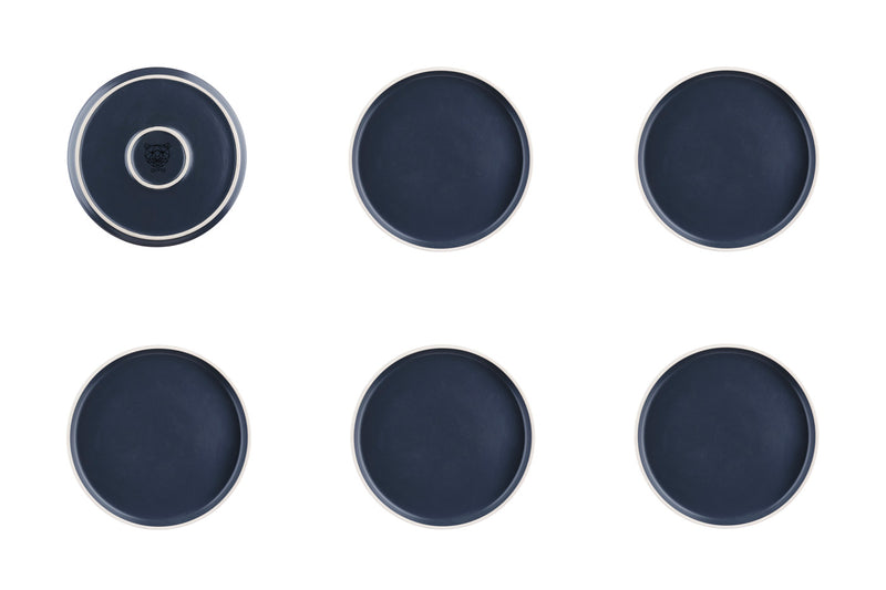 Assiette ORIGIN Ø20,5cm - 6 pièces - Basalte