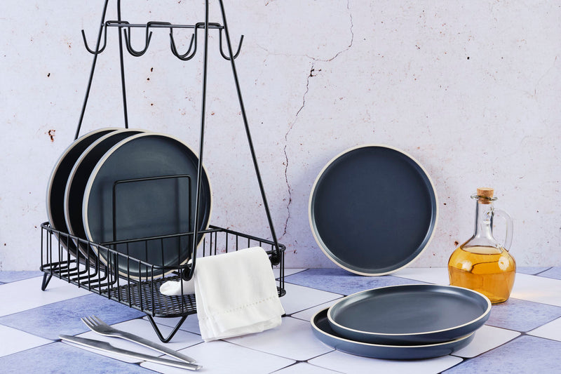 Assiette ORIGIN Ø20,5cm - 6 pièces - Basalte