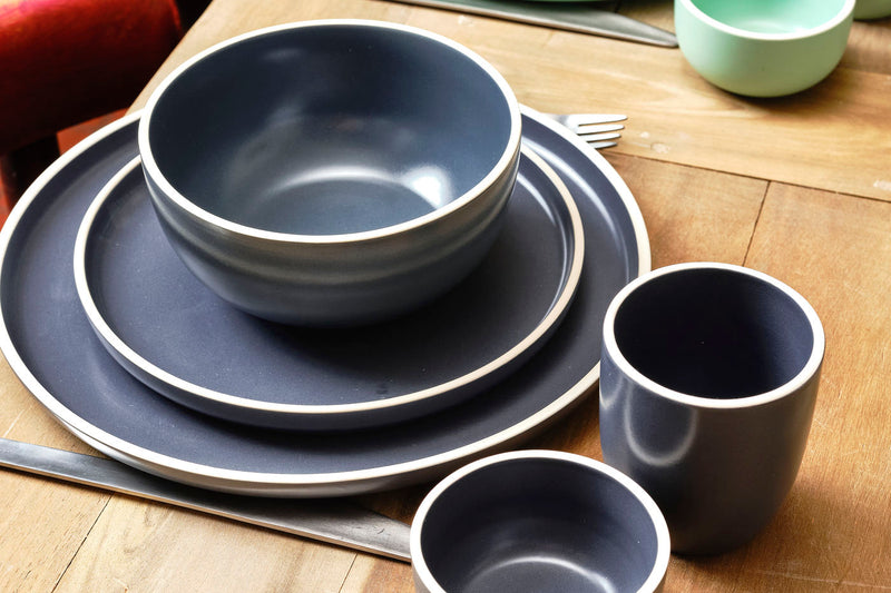 Assiette ORIGIN Ø20,5cm - 6 pièces - Basalte