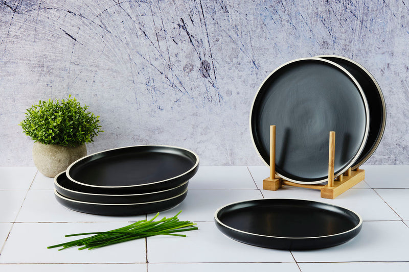 Assiette ORIGIN Ø20,5cm - 6 pièces - Charbon