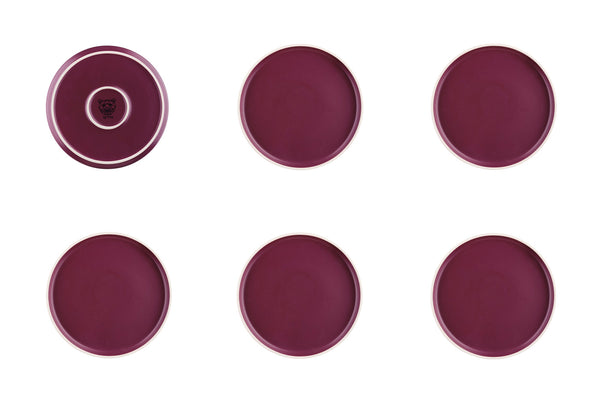Assiette ORIGIN Ø20,5cm - 6 pièces - Prune