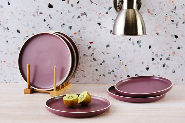 Assiette ORIGIN Ø20,5cm - 6 pièces - Prune