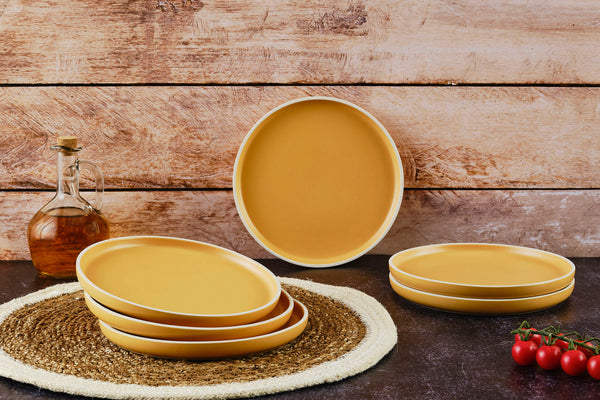 Assiette ORIGIN Ø20,5cm - 6 pièces - Safran