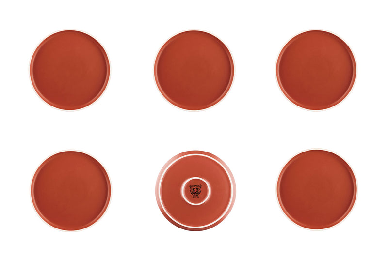Assiette ORIGIN Ø20,5cm - 6 pièces - Terracotta