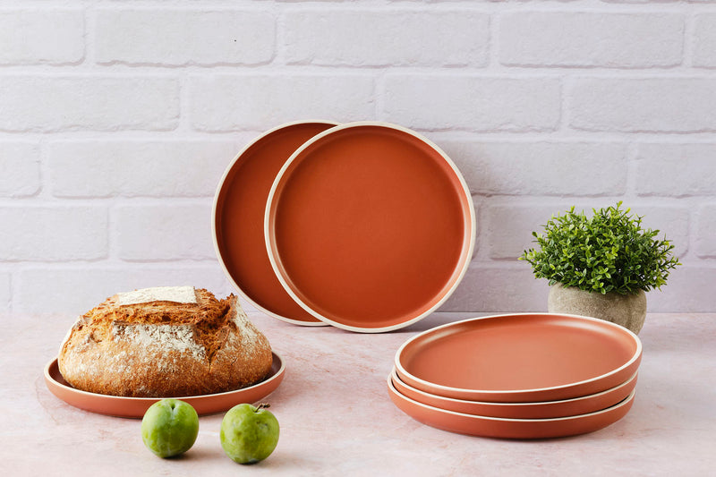 Assiette ORIGIN Ø20,5cm - 6 pièces - Terracotta