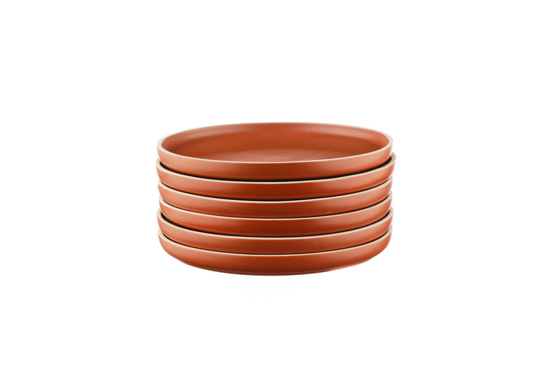 Assiette ORIGIN Ø20,5cm - 6 pièces - Terracotta