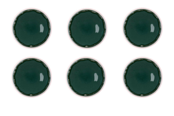 Assiette OXYGEN Ø21,5cm - 6 pièces - Vert de gris