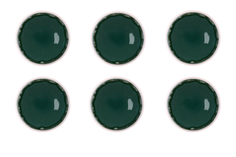 Assiette OXYGEN Ø21,5cm - 6 pièces - Vert de gris