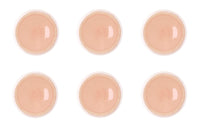 Assiette OXYGEN Ø21,5cm - 6 pièces - Rose poudre