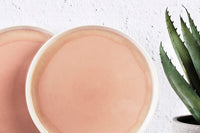 Assiette OXYGEN Ø21,5cm - 6 pièces - Rose poudre