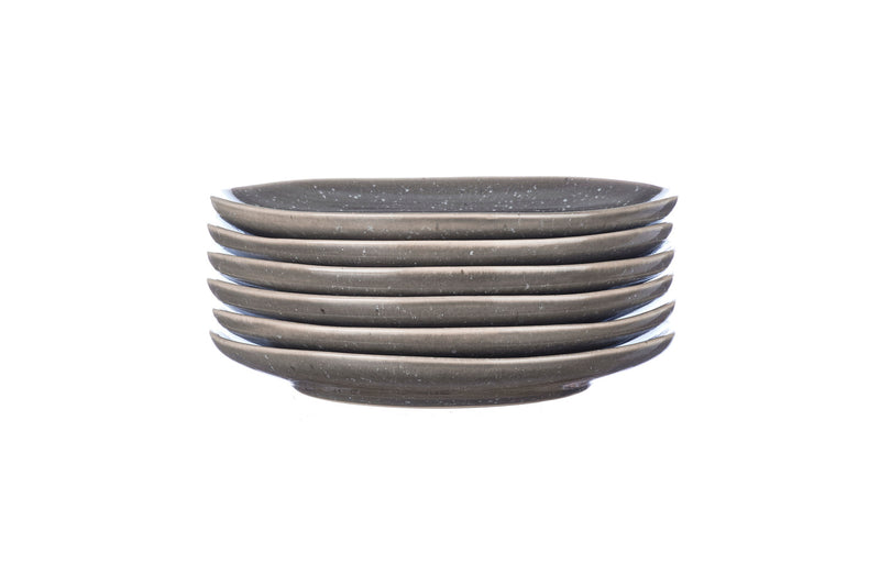 Assiette STELLAR Ø22cm - 6 pièces - Gris béton