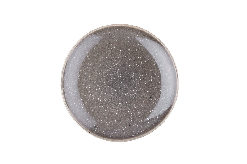 Assiette STELLAR Ø22cm - 6 pièces - Gris béton