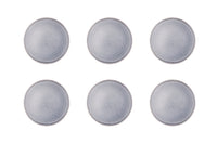 Assiette STONE Ø19cm - 6 pièces - Gris lune