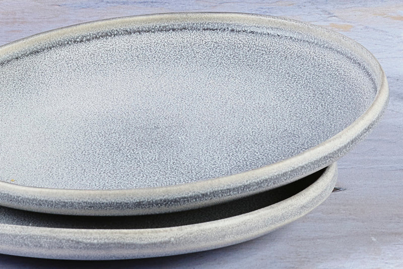 Assiette STONE Ø19cm - 6 pièces - Gris lune