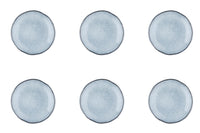 Assiette CLOUD Ø16cm - 6 pièces - Gris orage