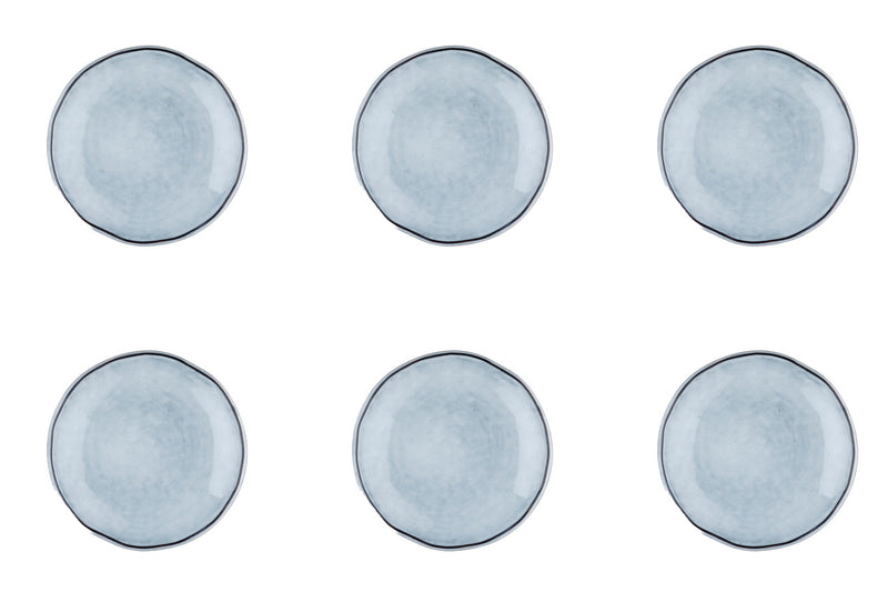 Assiette CLOUD Ø16cm - 6 pièces - Gris orage