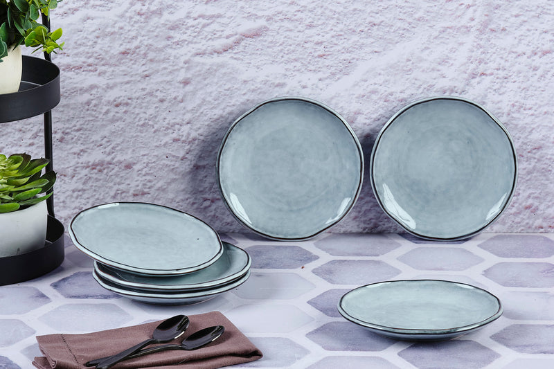 Assiette CLOUD Ø16cm - 6 pièces - Gris orage