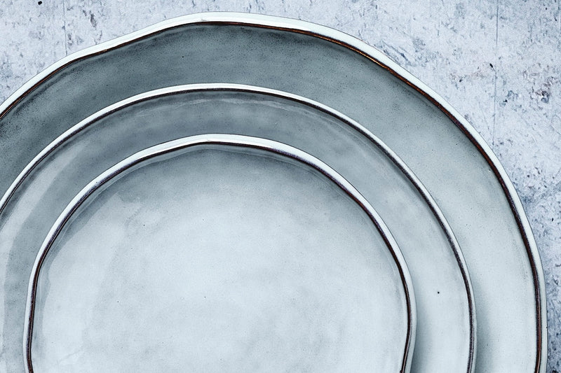 Assiette CLOUD Ø16cm - 6 pièces - Gris orage