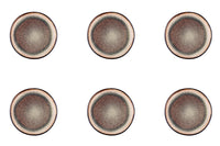 Assiette IRIS Ø16cm - 6 pièces - Marron sauvage