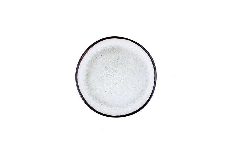 Assiette IRIS Ø16cm - 6 pièces - Blanc ivoire