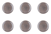 Assiette STELLAR Ø18cm - 6 pièces - Gris béton