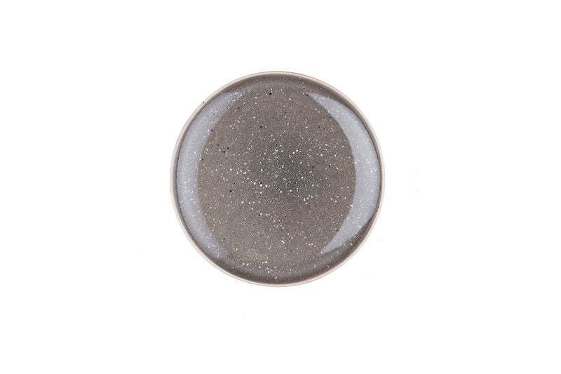 Assiette STELLAR Ø18cm - 6 pièces - Gris béton
