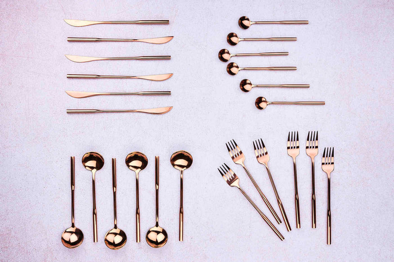 Ménagère 24 pièces Abel - Copper
